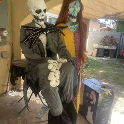 Jack And Sally Halloween Decoration