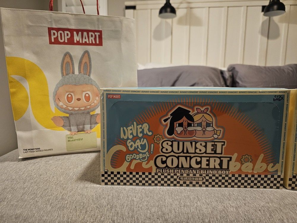 Pop mart Sunset Concert Cry Baby