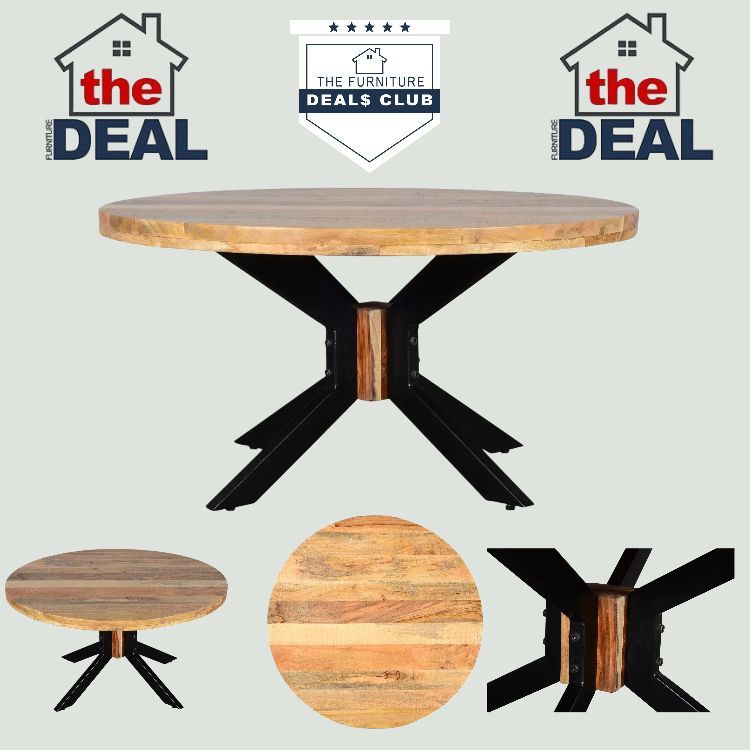 SOLID MANGO WOOD COFFEE TABLE: CLEARANCE