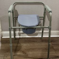 Portable Bath Commode Chair 💵 Baño Silla Cómoda Portátil 