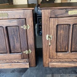 White Clad End Tables