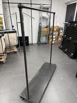4 Foot Rolling Rack Black Metal X 2 $150 Each