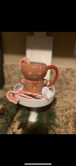 Red Gingerbread Girl Mug From Target /christmas Mug