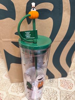 Starbucks Peanuts fall Cold Cup Tumbler