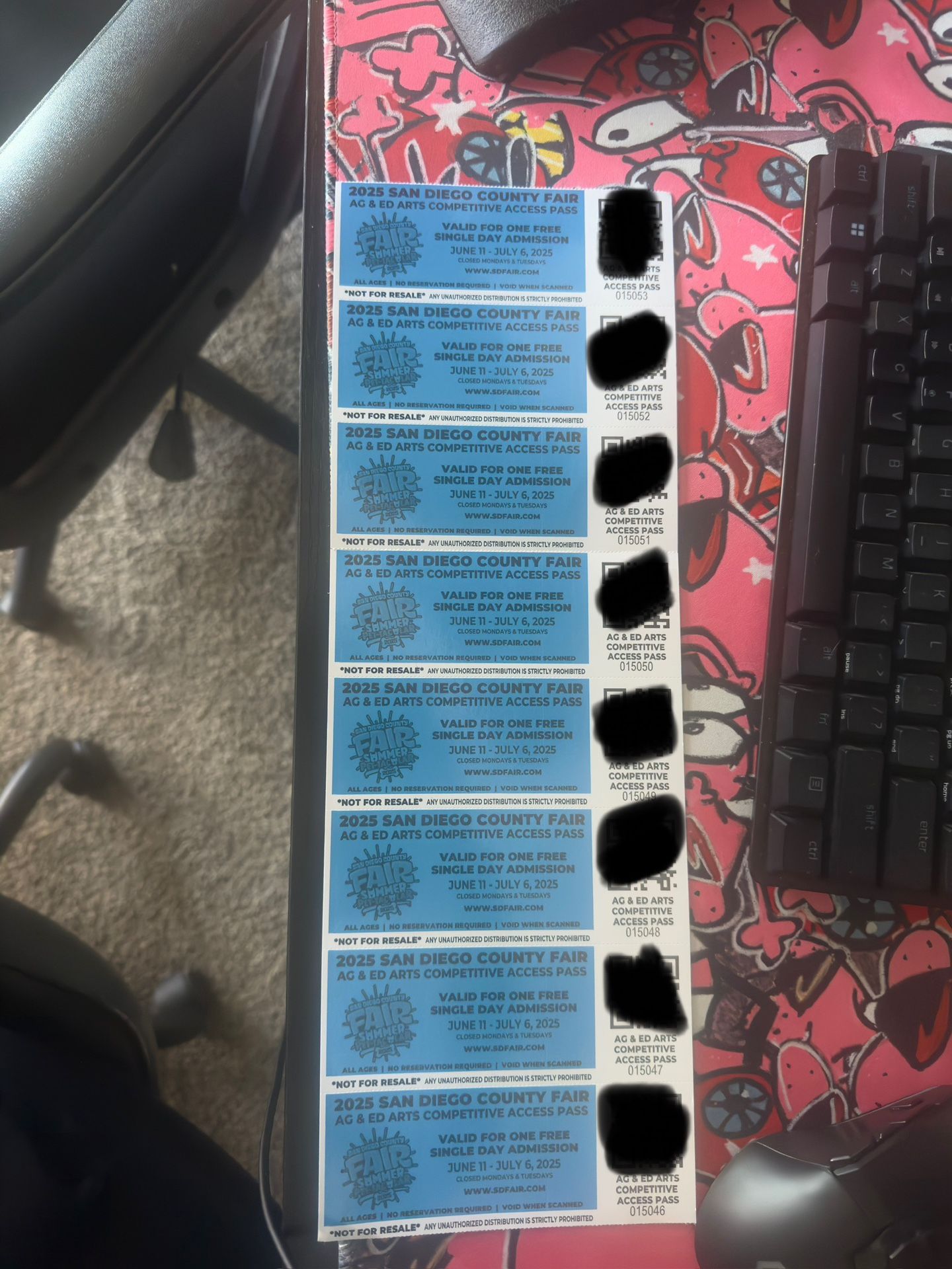 Del Mar Fair Tickets