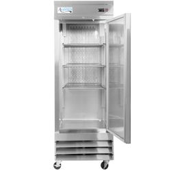 29" Stainless Steel Solid Door Reach-In Refrigerator
