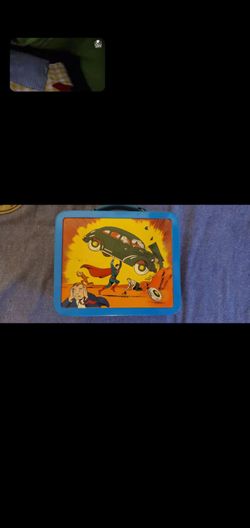 Vintage Superman Metal Lunch Box