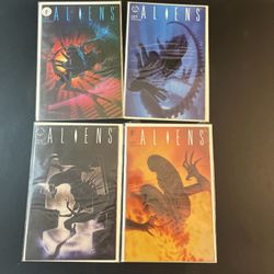 1989 Aliens 1-4 Complete Set Series 1st Print Dark Horse Horror Comics Lot VF