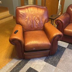 Red Couch/recliner Set