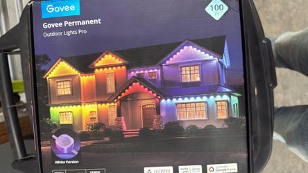 Govee Permanent Outdoor Lights Pro, 100ft with 60 RGBIC LED Lights for Daily and Accent Lighting, 75 Scene Modes