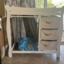 Changing Table With Drawers 