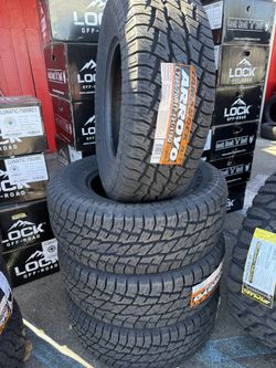 ‼️🚨vendo Set De Llantas Lt 285 70 17 Arroyo Allterain Tires