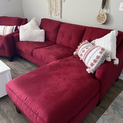 Small Sectional + Chair 
