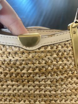 Coach Mini Raffia Bag