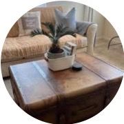 Bohemian/Vintage Style, World Travel Coffee Table