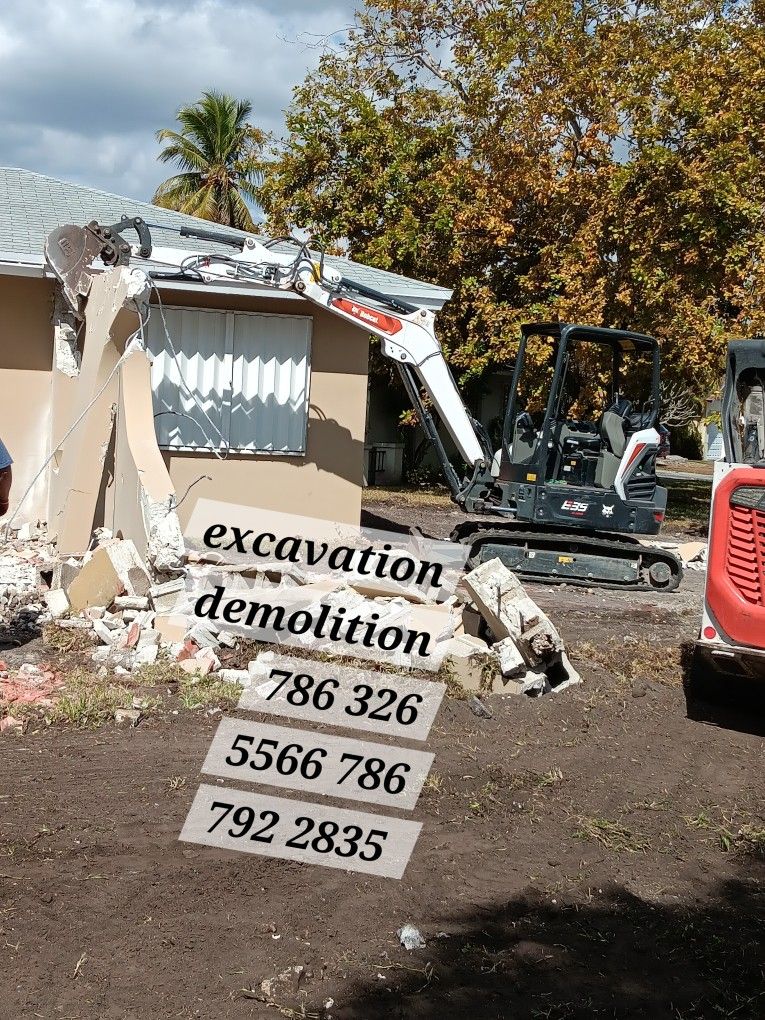 Excavation Demolition Bobcat