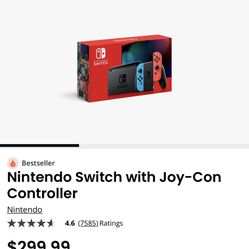 NINTENDO SWITCH WITH GAMES N CONTROLLERS