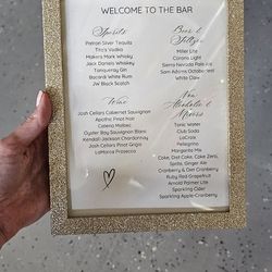 Gold Sparkle Frame (8 Available)