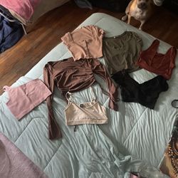earthtones crop top bundle 