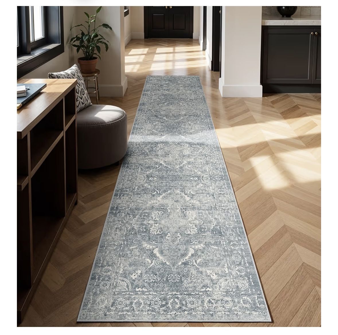 Washable Non-Slip Runner Rug - 3x14
