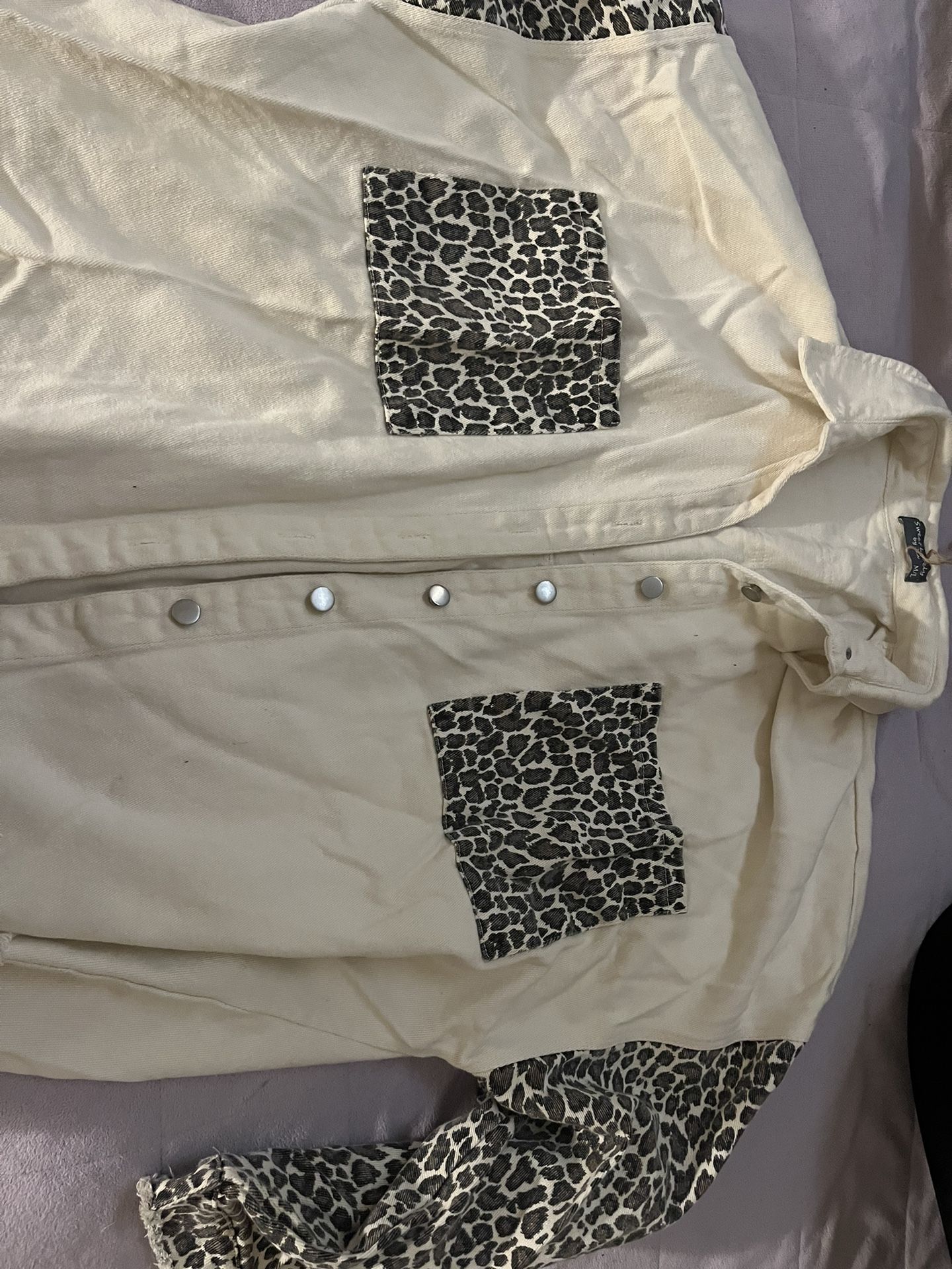 Denim white Jacket