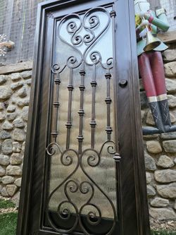 Iron door 34x80 with frame new