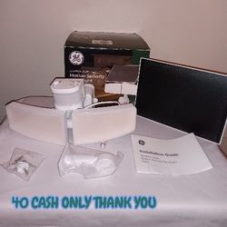 GE Outdoor 5CCT Security 2 Head Solar Motion Sensing Light