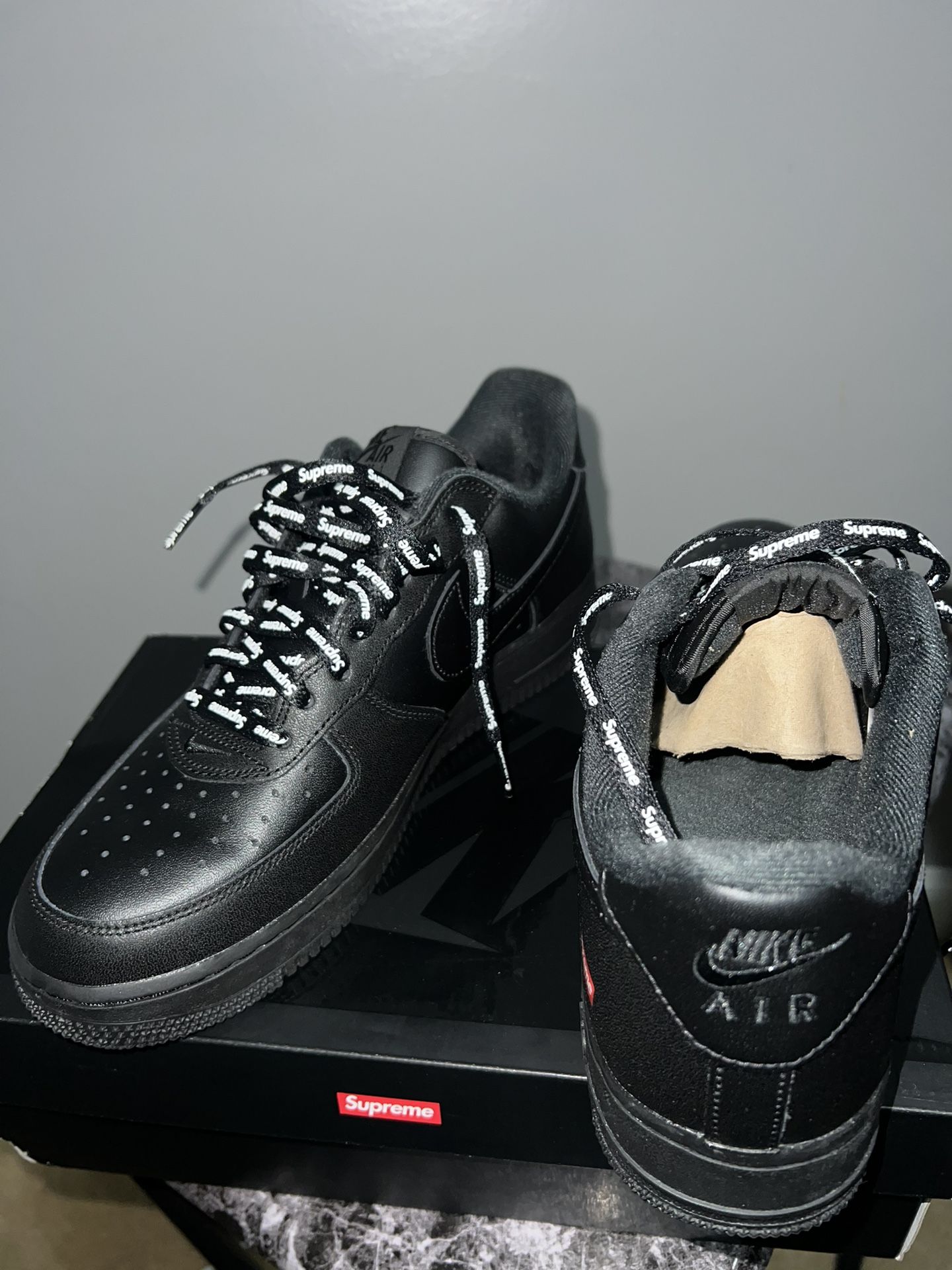 Black Supreme Forces Size 8.5 Men 