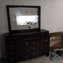 Dresser And Mirror