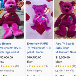 Limited Edition Collectors Item Beanie Baby