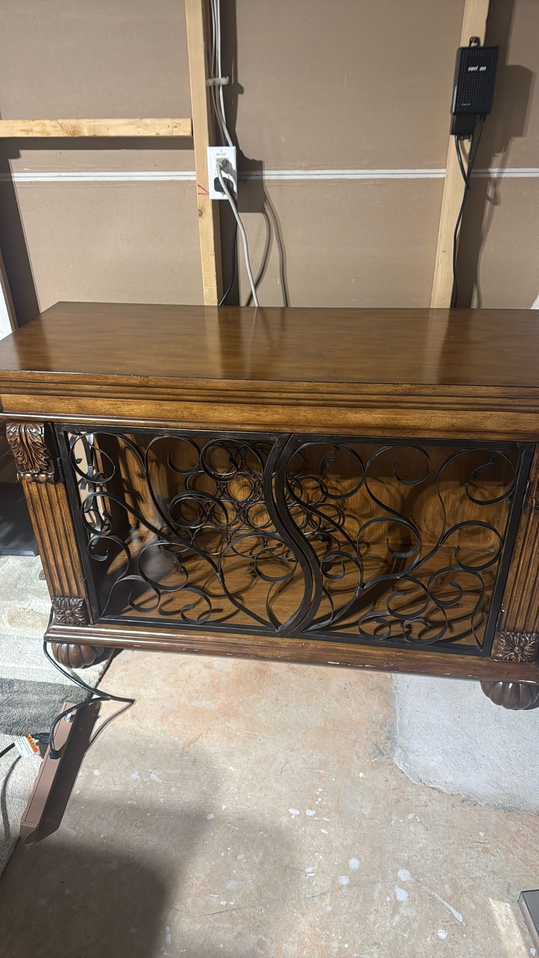 Solid Oak Wood Consult Table