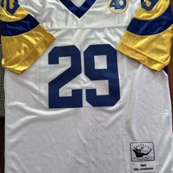 NFL Throwbacks 1985 29 ERIC DICKERSON L.A. Rams Jersey  Size 52 Mitchell & Ness