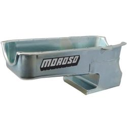 Moroso  Oil PAN 20211 1(contact info removed) Nova SBC Street/Strip Oil Pan, Rear Sump, 6 Quarts, Steel