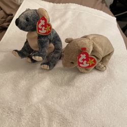 2 For $5 Beanie Babies "Retired"