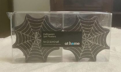 At Home Halloween Spiderweb Floaters 2-Pack