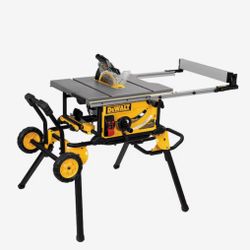 10 IN. JOBSITE TABLE SAW AND ROLLING STAND