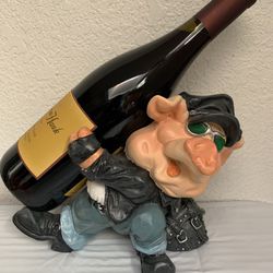 Pig Wine Holder