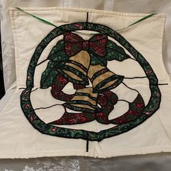 Vintage Quilted Bell Wall Hanging