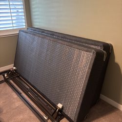 King Bed Frame W/box Springs