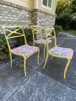 Beautiful MCM High End Dining  / Bistro Chairs 