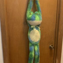Fur toy frog 