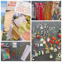Huge Lot of knitting needles, books and supplies $25