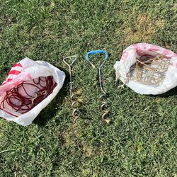 Dog Tie-Out Cables and Stakes