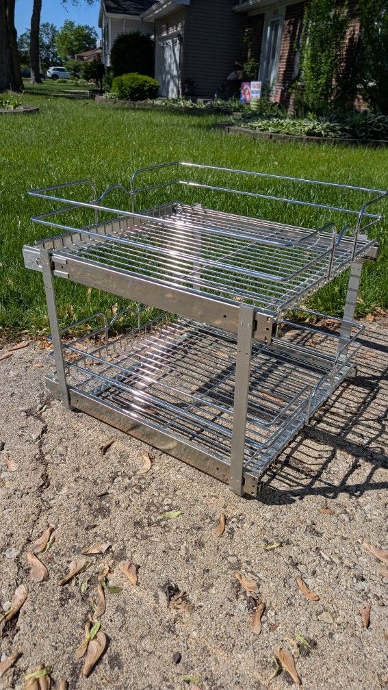 Rev A Shelf 22" Wire Double Shelf Slide