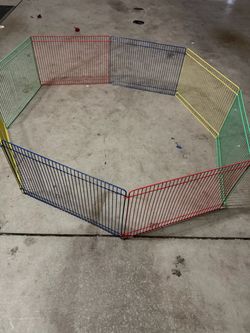 🌈 Colorful Folding Small Animal Playpen – Hamster, Guinea Pig, Rabbit & More! 🐹🐰
