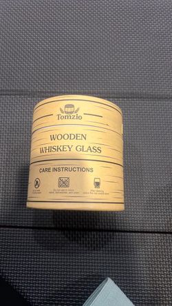 Tomzio Wooden Whiskey Glass