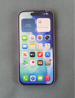 Apple iPhone 16 128GB Unlocked 100% Battery (Cracked)