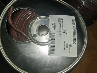 Spool of insulated copper wire