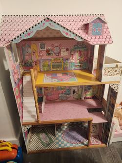 Wooden doll house