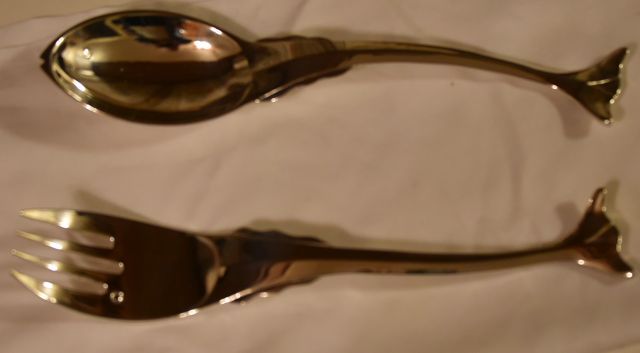 Godinger Salad Fork & Spoon Set